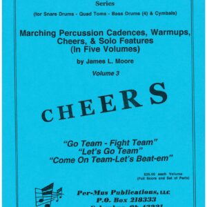 CHEERS - Percussion Up Front Vol 3