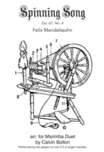 SPINNING SONG Op. 67 No. 4 - Mendelssohn